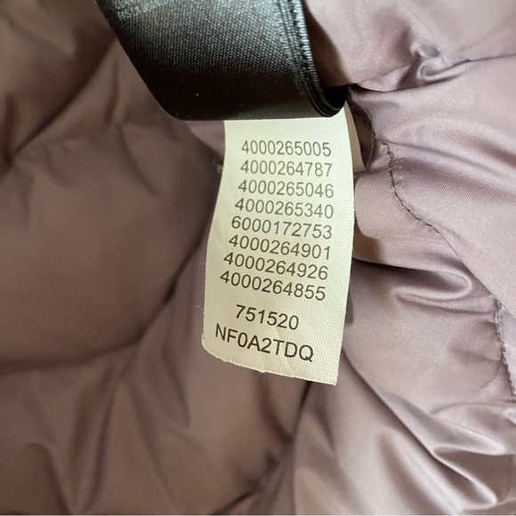 The North Face 550 Gray Aconcagua Puffer Jacket Coat NF0A2TDQ Women’s Size Large - Picture 13 of 14